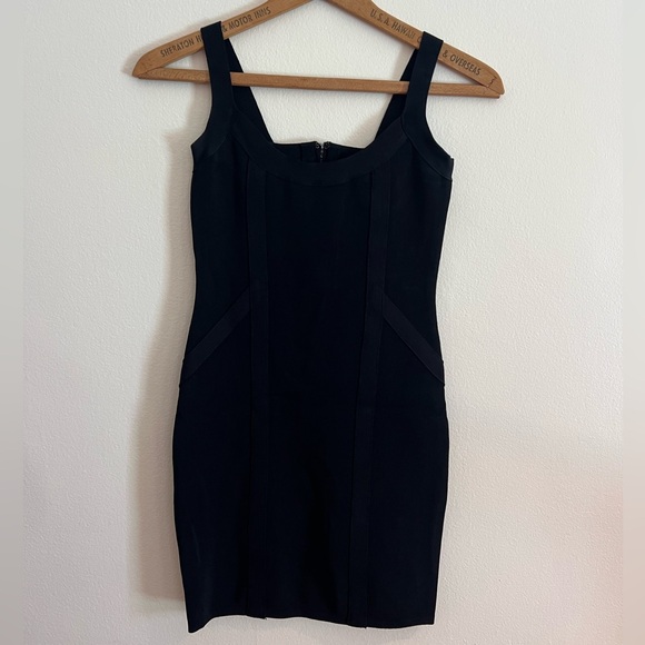 Guess Bandage Mini Dress, Size XS, Black - Picture 1 of 8